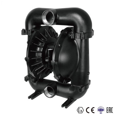 Two Industrial Air Operated Diaphragm Pumps Steel Easy Installation